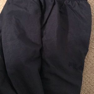 Navy Fila snow pants